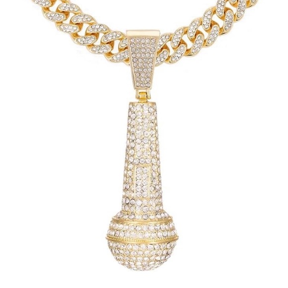Hip Hop Microphone Necklace - Picture 7 of 10